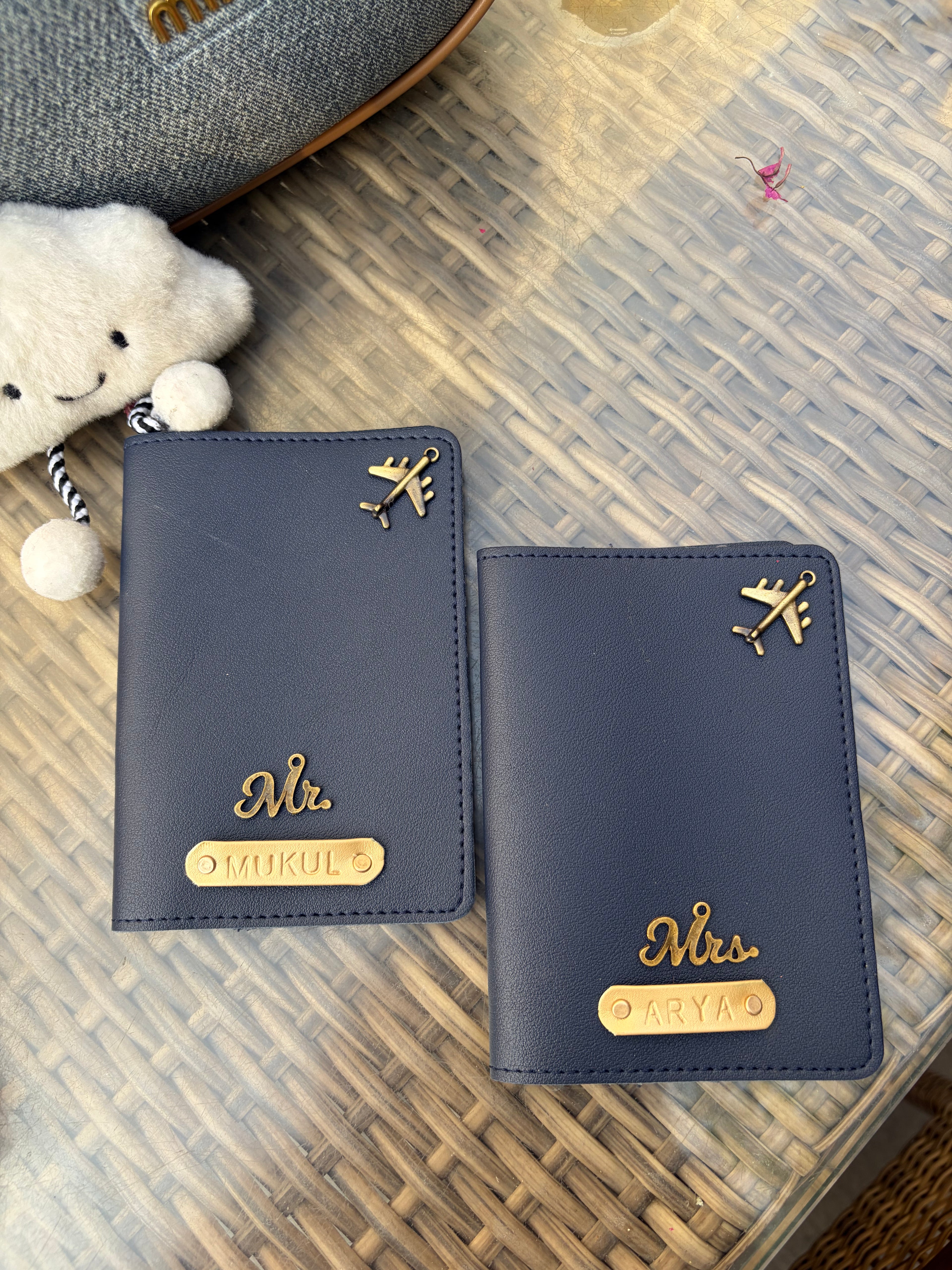 Custom Couple’s Passport Set
