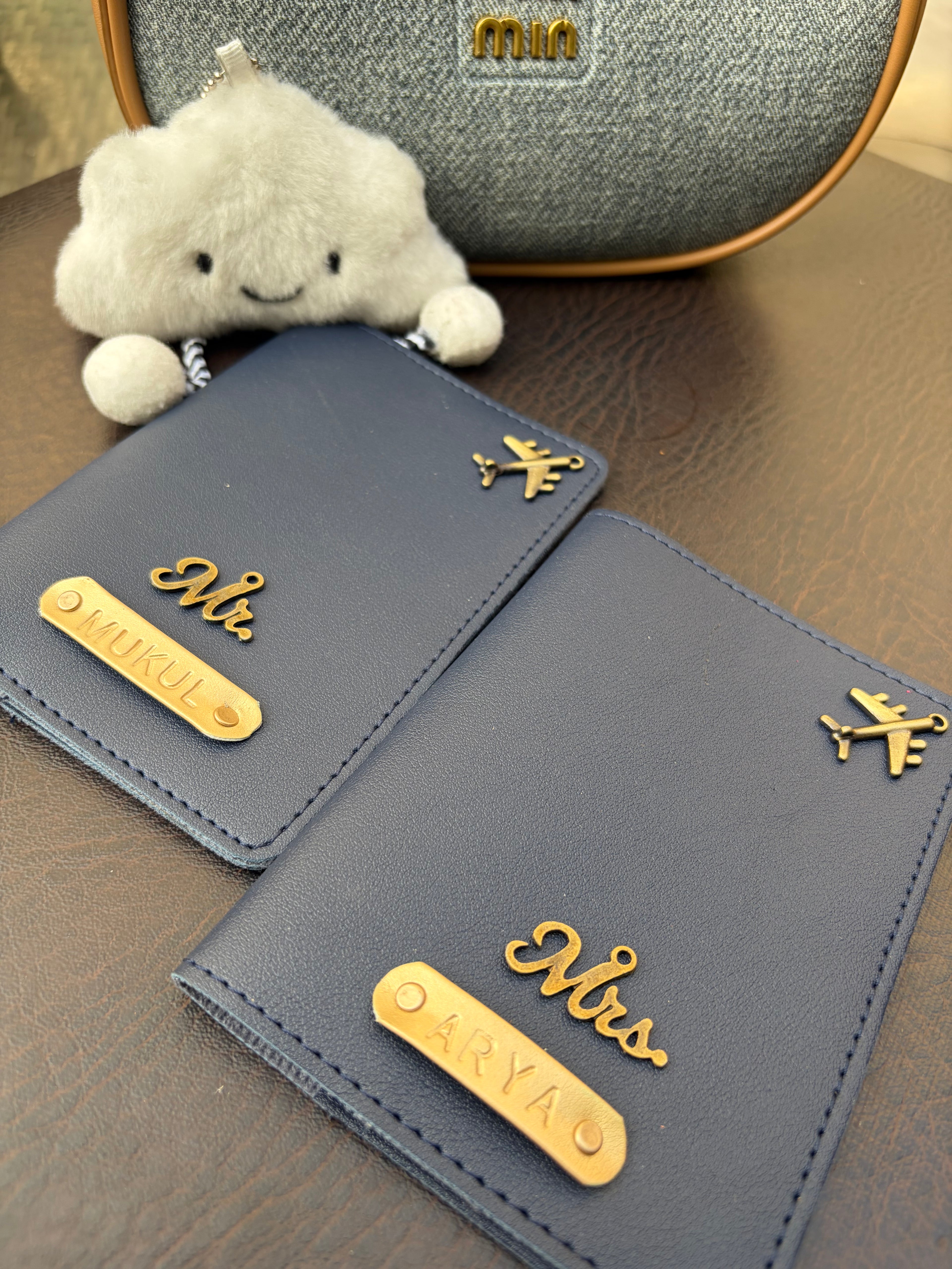 Custom Couple’s Passport Set