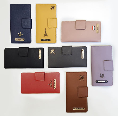 Effortless Journeys: Stoic Multi-Passport & Card Holder (Brown)