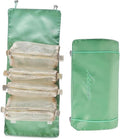 Unknowns Roll-Up 4-in-1 Hanging Toiletry Bag | Large Capacity Cosmetic Organizer for Men & Women Travel (Green)