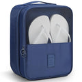 Unknowns Waterproof Shoe Bag | Multi-Pair Storage Pouch for Travel, and Keeping Luggage Clean (Navy Blue)