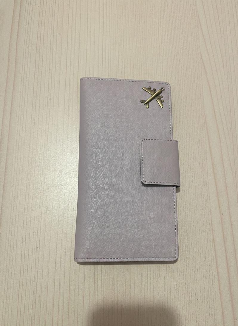 Effortless Journeys: Stoic Multi-Passport & Card Holder (Lavender)
