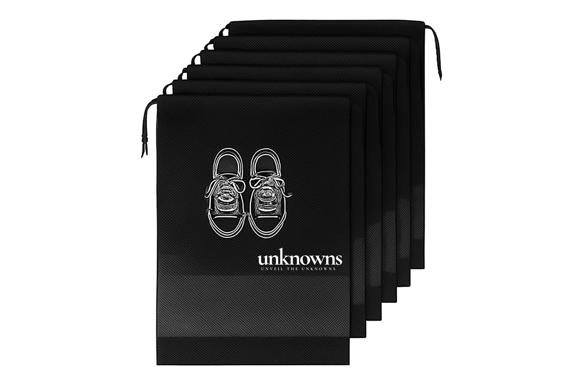 Unknowns Shoe Bag for Travel & Storage, Women & Men, Travelling Shoe Storage Bag, Shoe Storage Organizer Bag - Pack of 6 Shoe Pouch(13 x 17.32 Inch)